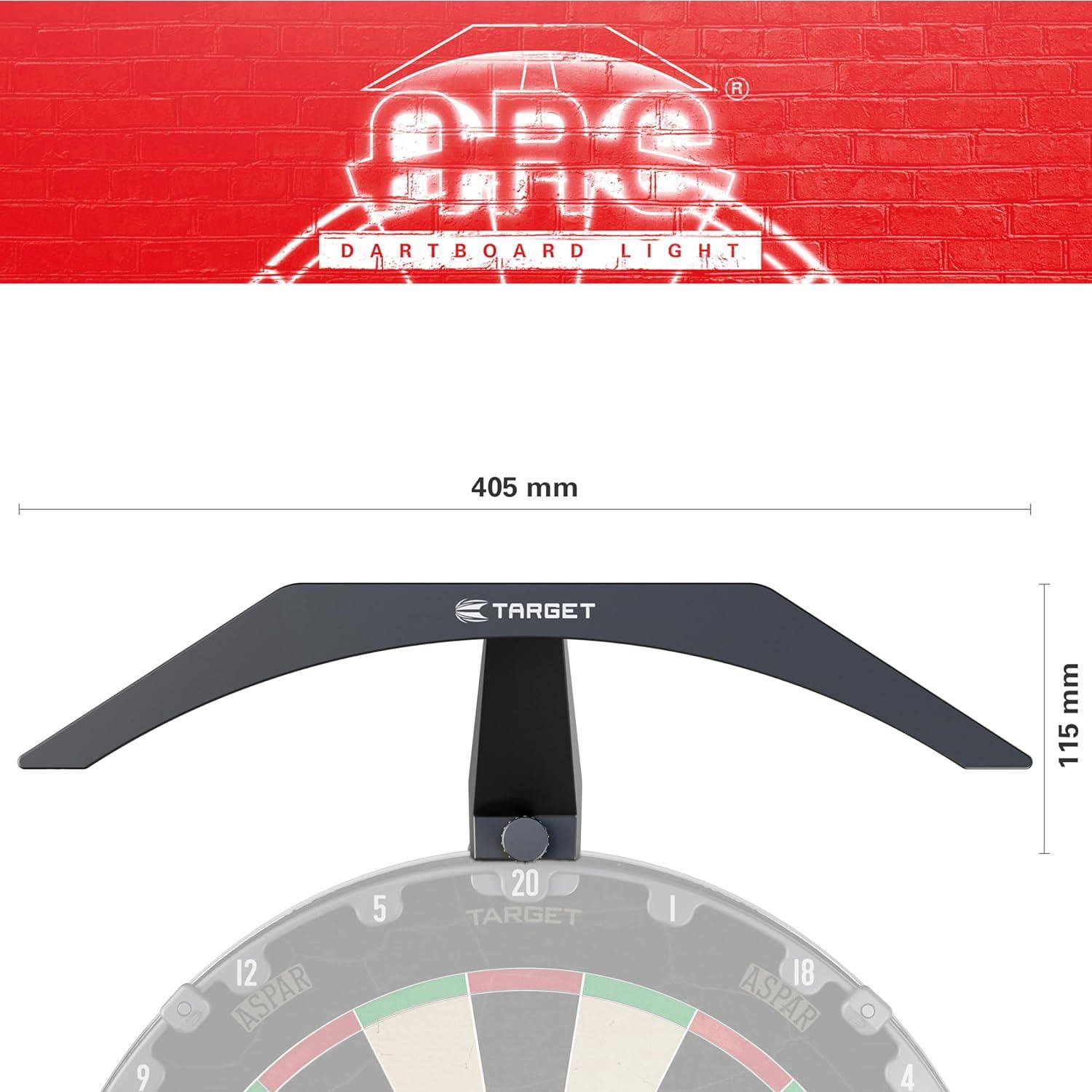 Target Arc Dartboard Lighting System LED Dart Board Light