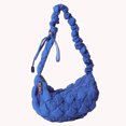 thumbnail image 2 of Bolso Bandolera para Mujer Bolso Plisado Cloud Messenger Bolso Acolchado Acolchado (Azul), 2 of 9