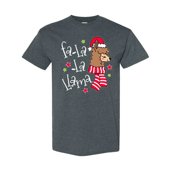 Inktastic Christmas Llama T-Shirt