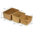 thumbnail image 4 of 15X Cesta de Almacenamiento de Hierba Marina, Cestas de Estantes de RatáN Hechas una Mano de Varios TamañOs y Cestas de Almacenamiento para el Hogar Cestas para Decoración, 4 of 8
