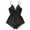 Black, variant on Lolmot Lace Bodysuit for Women Teddy Lingerie Sexy One Piece Mini V-Neck Fashion Bodysuit Babydoll Naughty Lingerie Nightwear