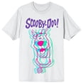 thumbnail image 6 of Scooby Doo Neon Character Crew Neck Short Sleeve Men's White T-shirt - 5XL, 6 of 7