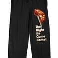 thumbnail image 2 of John Carpenter's Halloween He Came Home Men's Black Sleep Pajama Pants-Large, 2 of 5