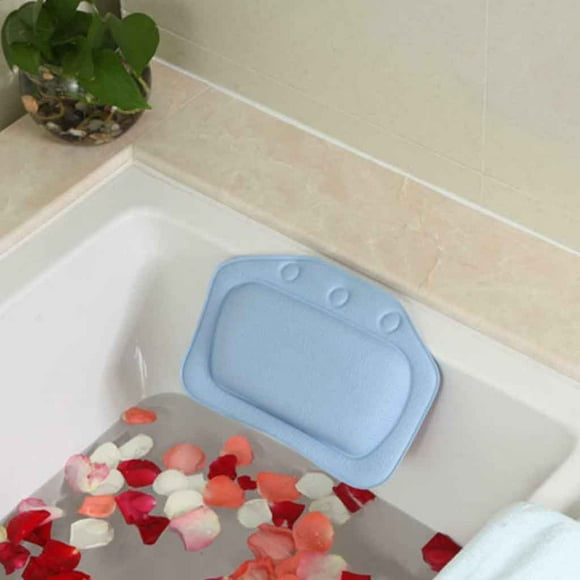 Dvkptbk Throw Pillows Comfortable SPA Bath Pillow Bathtub Bathroom Neck Headrest Soft Pad Suction Home Essentials on Clearance