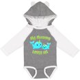 thumbnail image 3 of Inktastic My Mommy Loves Me Cute Narwhal Boys or Girls Long Sleeve Baby Bodysuit, 3 of 5