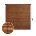 thumbnail image 3 of Coolaroo Bamboo Outdoor Roller Shade, 6' x 6'; Teak, 3 of 6