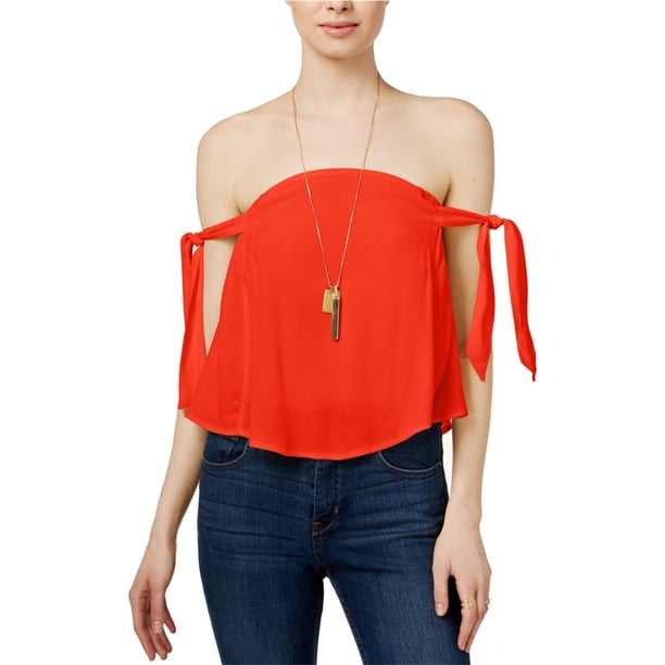 ASTR The Label Blusa de punto Havana para mujer, rojo, mediano ASTR The Label Tejer