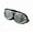 Silver, variant on Retro Curved Goggles Vintage Windproof Riding Motorcycle UV-Cut Tinted Sunglasses