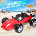 thumbnail image 3 of Inflatable Car Children Kids Swimming Pool Float Seat Boat Beach Water Fun Toy, 3 of 8