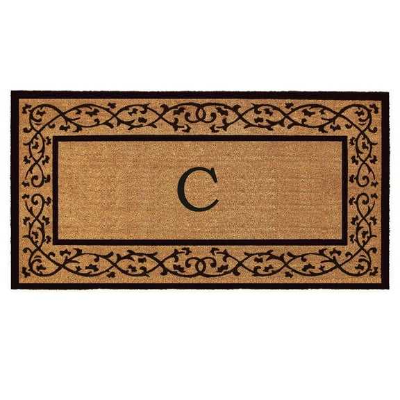 Abbington Monogram Doormat 30" x 48" (Letter C)
