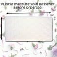 First Essentials Baby Cradle Mattress Oblong 12" x 29" Foam
