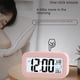 thumbnail image 3 of Reloj electrónico luminoso LED, reloj inteligente con carga USB, despertador silencioso para niños, despertador para estudiantes, 3 of 4