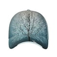 thumbnail image 2 of Daiia Winter Rabbit print Baseball Cap Men Women Golf Dad Hat Adjustable Original Classic Low Profile Hat Unconstructed Plain Cap, 2 of 9