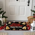 thumbnail image 2 of Dmlowu Christmas Doormat - Non Slip Christmas Front Door Mat for Outdoor Entryway, Merry Xmas Decor Rug for Kitchen, Bedroom & Bathroom, 16x24" Holiday Christmas Door Mat, 2 of 6