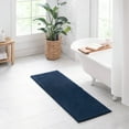 thumbnail image 3 of (2 pack) Better Homes & Gardens Ultra Soft Polyester Bath Runner Rug, 20" x 60", Blue Admiral, 3 of 8