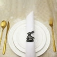 thumbnail image 3 of 6PCS Bunny Napkin Rings Easter Napkin Rings Holders Napkin Buckle Metal Serviette Ring Holders for Christmas Holiday Table Party Decoration, 3 of 8