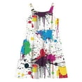 thumbnail image 4 of Flowy Dress for Girls, Kids Cute Graphic Sleeveless Dresses Summer Clothes Flutter Hem Sundress 2-12 Years, 4 of 6