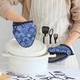 thumbnail image 6 of Rocae Blue Mandala Harmony for Mini Oven Mitts Rubber Oven Glove, Kitchen Mittens, Cute Cooking Mitts,5.9"x5.9", 6 of 7
