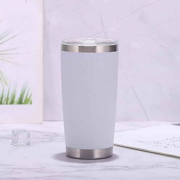 Taza de coche portátil de acero inoxidable con aislamiento al vacío, taza de cerveza fría, taza de hielo con rociador de plástico