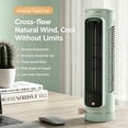 thumbnail image 3 of Lunxisen 1 Pcs Portable Air Conditioner Personal Cooling Fan Upgraded AC Unit for Room Office Indoor Mini Air Cooler with Cool Spray Misting Rechargeable(10*10*30CM), 3 of 6