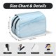 thumbnail image 5 of Disketp Blue Marble Estuche de Lápices de Doble Capa con Tapa Abatible y Cremallera, Organizador Escolar para Adolescentes y Adultos, 5 of 7