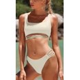 thumbnail image 3 of Ensemble Bikini Taille Haute pour Femmes Maillots de Bain Tankini Deux Pièces, 3 of 6
