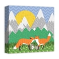thumbnail image 2 of Creative Products Kissing Foxes 12x12 Canvas Wall Art, 2 of 5