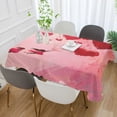 thumbnail image 3 of WOBOGO Release Red Heart Balloon Square Tablecloth 54×54in Polyester Fabric Tablecloth Washable Dust Resistant Wrinkle Resistant, 3 of 9