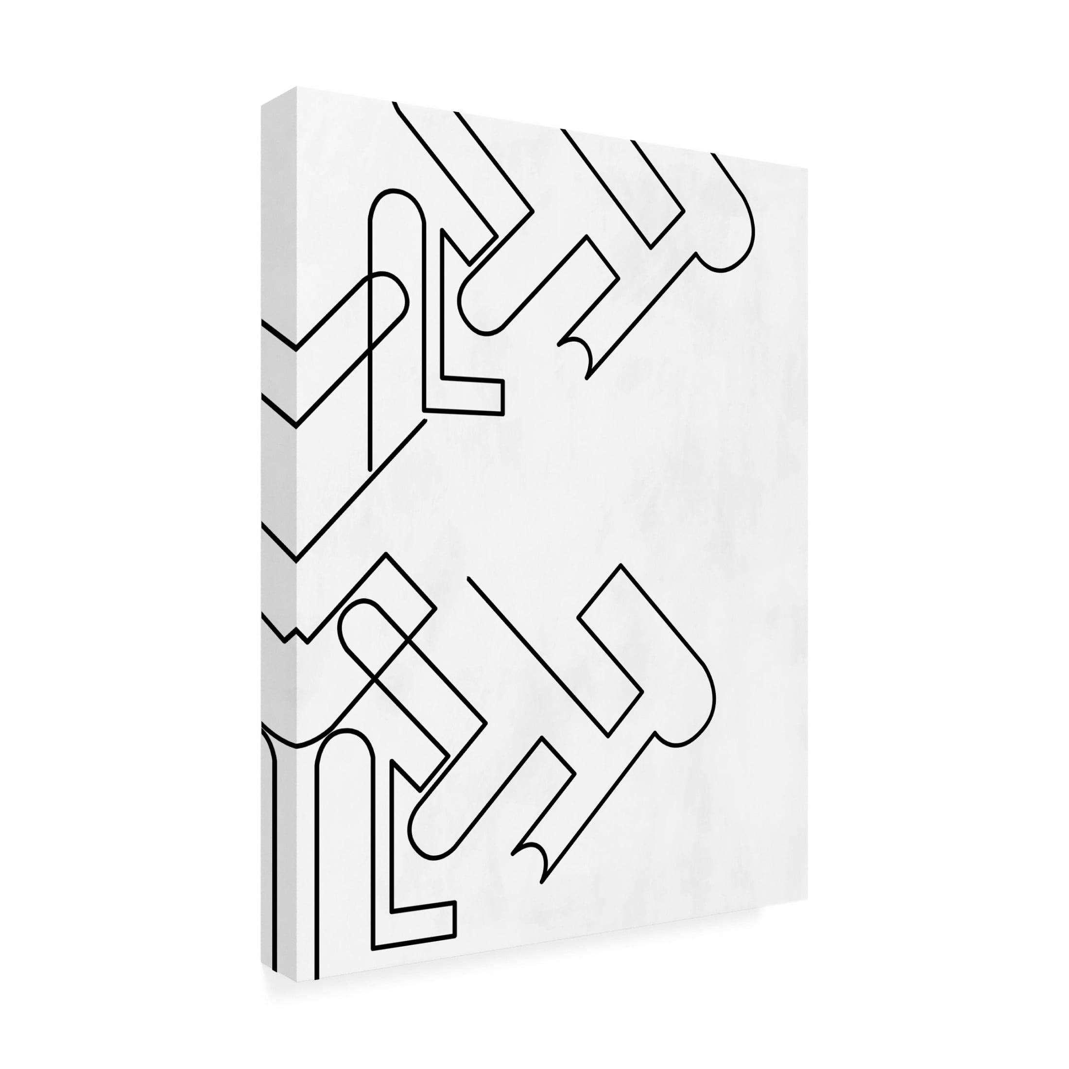 Trademark Fine Art Elena Ristova blackawhite27 Canvas Wall Art