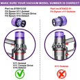 thumbnail image 2 of 2 piezas de repuesto de filtro de vacío compatibles con aspiradora inalámbrica Dyson V11 Torque Drive V11 Animal V15, vs. 970013-02 Ormromra WLJ-1976, 2 of 5