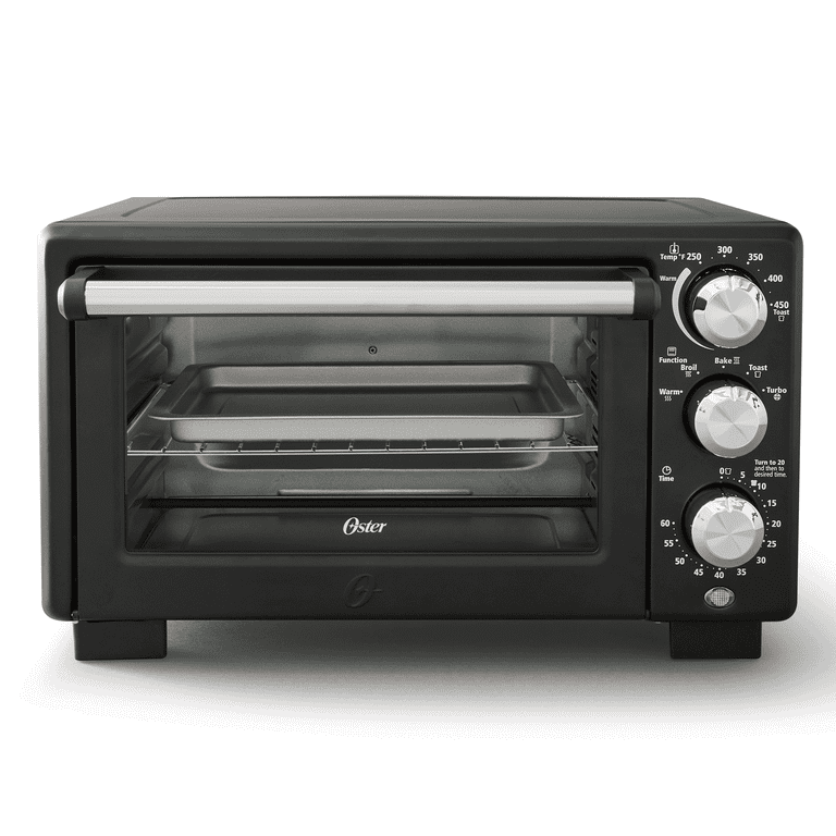 Oster® Convection 4-Slice Toaster Oven, Matte Black, Convection