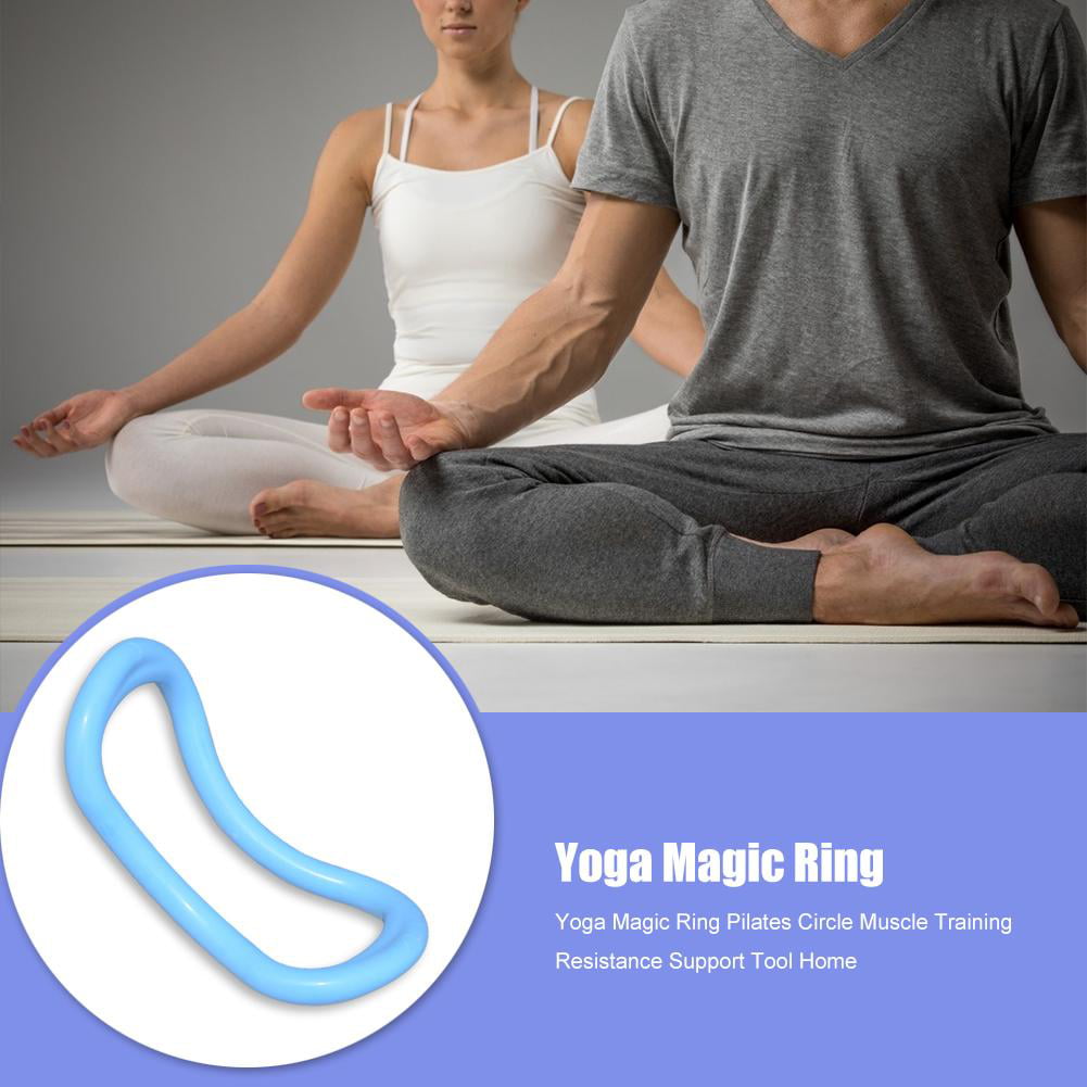Yoga Magic Ring Pilates Circle Muscle Training Support Tool Home Blue 
