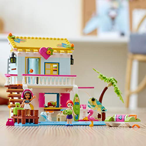 New 2020 LEGO Friends Beach House 41428 Building Kit; Sparks Hours of Summer Adventure Play 444 Pieces 