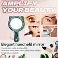 thumbnail image 6 of RAGUPEL Hand Mirrors with Handle,Round Mirror Face 4.7"*3"*0.2" Small Mirror,Meow Shape Hand Held Mirror,Style5, 6 of 7