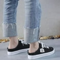 thumbnail image 6 of CHICVOMEY Canvas Slip On Tennis Shoes for Women Lightweight & Breathable Mules Comfort Fashion Tennis Shoes Sneakers for Casual Walking & Work, 6 of 8