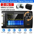 thumbnail image 3 of Portable Spectrum Analyzer 2-in-1 Signal Generator 4.0 Inch Frequency Analyzer 100kHz To 5.3GHz 5000mAh Battery With 32GB Card ,Easy to Use, 3 of 6