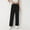 Black, variant on Sweatpants Women Lazy Style High Waisted Casual Versatile Drape Wide Leg Corduroy Pants L Womens Sweatpants