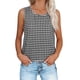 thumbnail image 2 of Camisas Y Tops de Verano de Mujer Cuello Redondo sin Mangas Camisa Cuadrada Top de Mujer Casual, 2 of 9