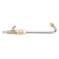 thumbnail image 1 of Curved Pressure Washer Extension Wand with Ball Valve 1/4 Inch Connector Power Washer Gutter Cleaner Attachment Rod, 1 of 7