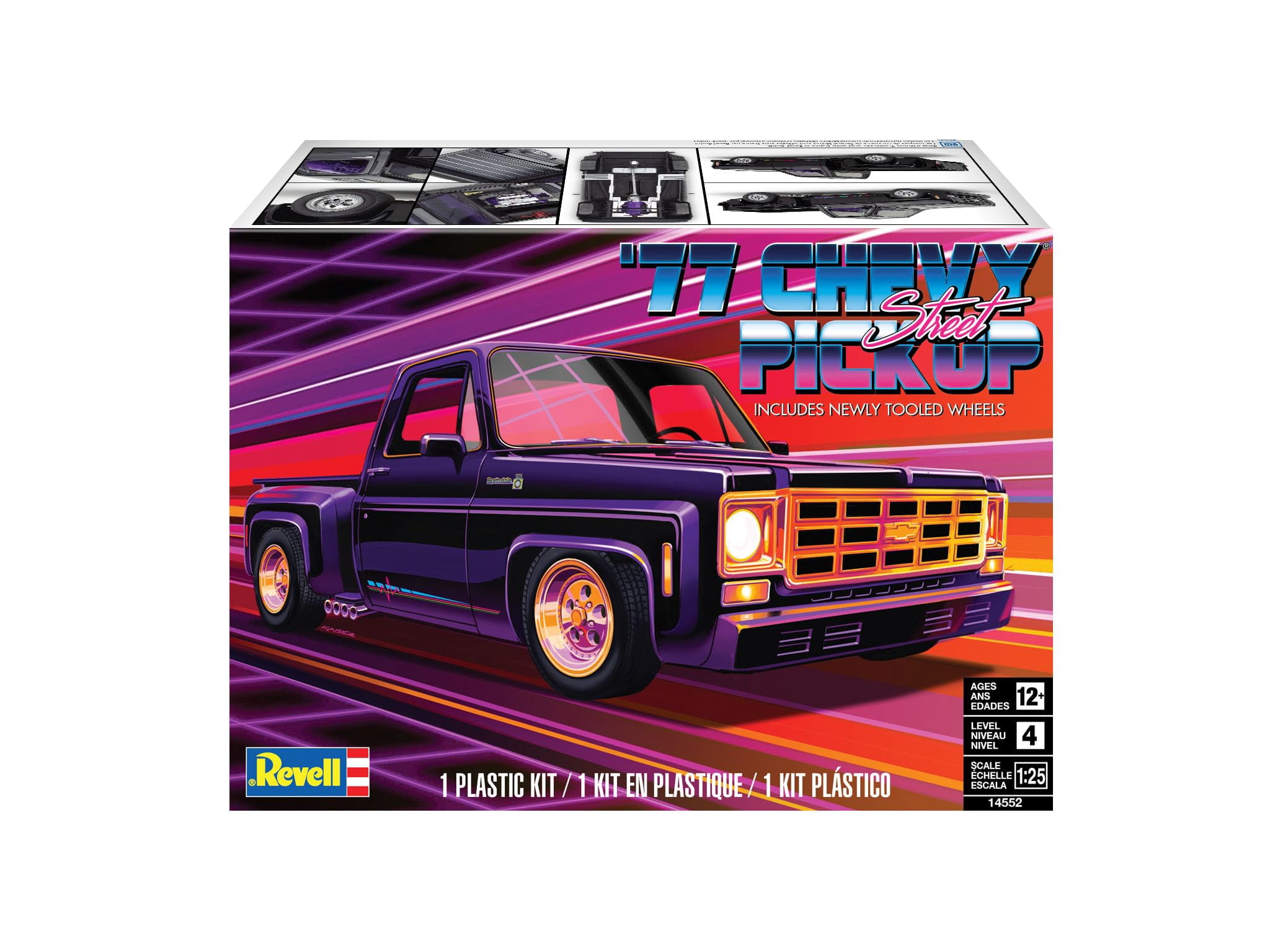 Revell 145529090 1/25 77 Chevy Street Pickup Plastic Model Kit