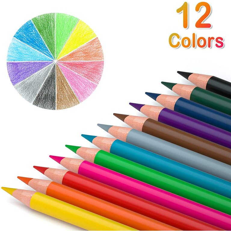174 Colors Professional Colored Pencils, Shuttle Art Soft Core Colorin –  Oasis Bahamas