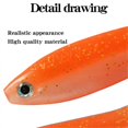 thumbnail image 5 of 6g 10cm Soft Fishing Lures - 5Pcs Bass Trout Swimbaits with Paddle Tail, 5 of 5