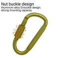 thumbnail image 4 of Llaveros con anilla en D de aluminio, clips para senderismo, Camping, pesca y uso al aire libre, 4 of 5