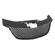 Ikon Motorsports Front Bumper Grille Fits 2007-2010 Chrysler Sebring Bently Mesh Style Black ABS Replacement Front Bumper Grille Assembly 1PC