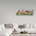 thumbnail image 3 of Trademark Fine Art Howard Robinson Happy Farm Animals Canvas Wall Art - 6x19, 3 of 5