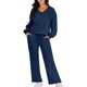 thumbnail image 2 of Puntoco Mujer 2023 Color Traje deportivo Casual Deportes Sudadera con capucha Pantalón Conjunto de dos piezas Liquidación Puntoco Puntoco-5000, 2 of 8