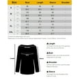 thumbnail image 5 of ZXSXSY Christmas Tops for Women Plaid Blouses Long Sleeve Crew Neck Casual T-shirt, 5 of 5