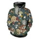 thumbnail image 3 of Sudadera con capucha con estampado 3D de hongo arcoíris para hombre, sudadera con patrón psicodélico, tops casuales de manga larga para la calle, sudaderas holgadas, 3 of 5