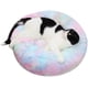 thumbnail image 1 of Cama para perros Cama para gatos Cama para perros estilo nido Súper suave y cómoda La linda cama con cojín para gatos se puede lavar, cama redonda para perros adecuada para gatos y perros pequeños y medianos Rainbow Tie-Dye Diámetro 50 CM Rojo Verde, 1 of 5