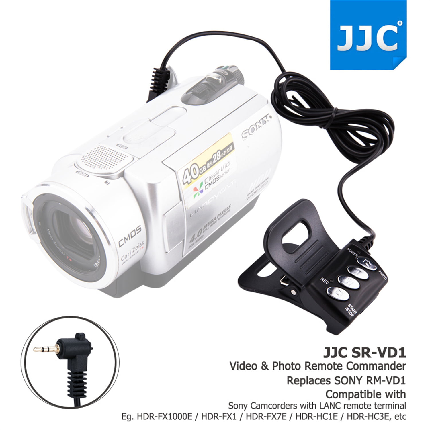JJC IS-U1 Universal Infrarot-Fernauslöser für Canon Nikon Pentax Sony 